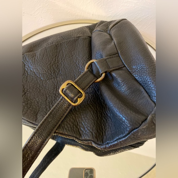 Ellington Bags Ellington Black Leather Crossbody Can Be Unisex
